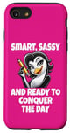 iPhone SE (2020) / 7 / 8 Smart Sassy Ready To Conquer The Day Chic Office Penguin Case