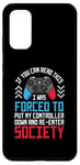 Coque pour Galaxy S20 Manette de jeu amusante pour homme et femme