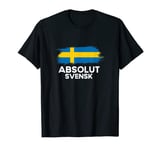 Absolut Svensk Sweden Flag Swedish Nordic Cross Sverige T-Shirt