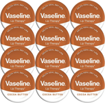 Vaseline Lip Therapy Cocoa Butter Tin Helps Heal Dry Lips Health & Beauty 12x20g