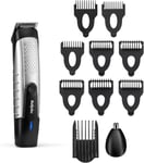 BaByliss Lithium Power Beard Stubble Trimmer 9 Attachments 2 Heads Rechargeable