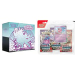 Pokémon TCG: Scarlet & Violet—Temporal Forces Elite Trainer Box – Walking Wake & TCG: Scarlet & Violet—Temporal Forces Triple Pack – Cleffa (3 Booster Packs & 1 Foil Promo Card)