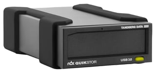 TANDBERG Overland Tandberg RDX QuikStor - RDX-stasjon - SuperSpeed USB 3.0 - ekstern - med 500 GB-patron