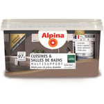 Alpina - Peinture Acrylique Multisupports - Cuisine & Salle de Bains - Satin - 2,5L Finition: Satiné - Couleur: Taupe