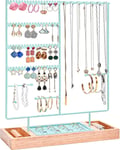 ProCase Jewellery Organiser Stand Earring Holder, 144 Holes Stud Earring Displa