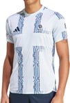 adidas Team GB Mens Training Top Blue Short Sleeve Gym Excerise Workout T-Shirt