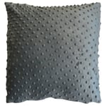 Home Maison 09396-0-AL Coussin Ameublement Polaire Gris 40 x 40 cm