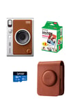 Fujifilm Instax Mini Evo Brown Startpaket