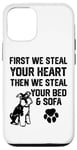 iPhone 12/12 Pro Steal Your Heart Steal Your Bed Miniature Schnauzer Case