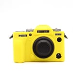 Juste d'appareil photo en silicone pour XT5 Fuji X-T5 étui de protection souple anti-poussière housse anti-rayures pour XT5 Skin Bag Accessoires - Type YELLOW