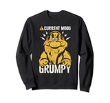 Disney Snow White Dwarf Grumpy Current Mood Grumpy Sweatshirt