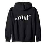 Funny Human Evolution Remote Control Airplane RC Plane Zip Hoodie