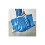 IKEA 10 x FRAKTA Large Blue Storage Laundry Bags 71 litres Plastic Carrier Bags