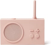 Tykho 3 Enceinte Bluetooth Portable Et Poste Radio Fm,Etanche Avec Batterie Rechargeable-Rose