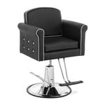 Fauteuil de coiffeur avec repose-pieds TRING BLACK 520 - 630 mm jusqu'à 150 kg