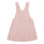 Joha Summer Stripe Pinafore kjole til jente - hvit/rosa