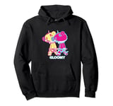 Gloomy Bear The Naughty Grizzly Yellow And Pink Anime Pullover Hoodie