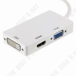 Adaptateur USB vers HDMI - VGA - DVI adapter périphériques Display Port Produits Apple Microsoft surface pro 2 3 ordinateur