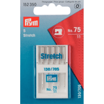 Prym Stretch Sewing Machine Needles, Pack of 5, Size 75