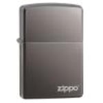 Zippo 50810621 Briquet - Argenté (Black Ice) avec Logo Zippo