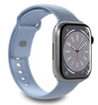 Puro Apple Watch (49/45/44/42mm) Armband Silicone - Ljusblå