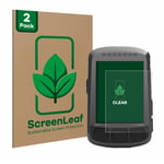 2x ScreenLeaf Film de protection d'écran pour Wahoo Elemnt Bolt GPS emballage