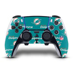 OFFICIAL NFL MIAMI DOLPHINS VINYL SKIN FOR SONY PS5 DUALSENSE EDGE CONTROLLER