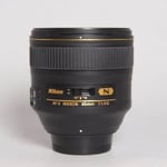 Nikon Used AF-S Nikkor 85mm f/1.4G Telephoto Prime Lens