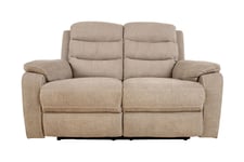 Reclinersoffa 2-sits Mimi 153x93x102 cm Ljusgrå Bok - 2 sits biosoffa & reclinersoffa Grå