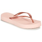 Havaianas, Women's, Slim Flatform, Flip Flop, Ballet Rose, 7.5/8 UK