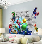 Nonebranded wall art Super Mario Bros. removable wall stickers for kids room bedroom living room nursery home decor cartoon decoration vinyl mural art