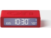 Lexon Flip Mini Alarm Clock Double Sided Red/Red LR158R4