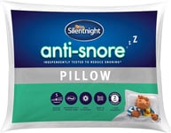 Silentnight Anti-Snore Pillow – Ergonomically Designed with Contoured Foam Prov