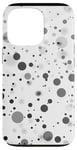 Coque pour iPhone 13 Pro Accessoire de protection contre les radiations Blanc à pois 5G