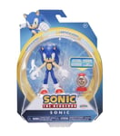 Sonic 4'' Articulated Figure With Super Ring Item Box New Jakks Pacific