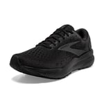 Brooks Men's Ghost 16 Sneaker, Black Ebony, 7.5 UK