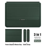 Housse pour ordinateur portable et tablette, compatible avec Macbook Air 13, Macbook Pro 13, Xiaomi, Huawei, HP, Dell - For 13 pouces - Vert foncé