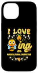 iPhone 14 I Love Beeing An Agricultural Inspector Bee Lover Profession Case