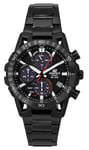 Casio Edifice Analog Chronograph Black Dial Solar 100M Men's Watch EQS-960DC-1AV