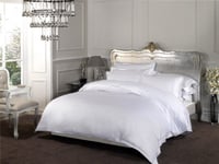 Emma Barclay Drap Plat Blanc 1000 Fils pour lit King Size