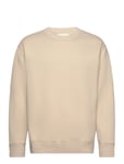 GANT Logo C-Neck Sweat Beige