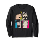 Jay & Silent Bob Clerks Group Shot Cartoon Character Panels Long Sleeve T-Shirt