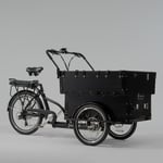 Cargobike Classic Kindergarden  Svart Elcykel - Lådcykel/Lastcykel Elcykel