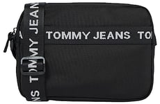 Tommy Jeans Homme Sac à Bandoulière Essential Moyen, Multicolore (Black), Taille Unique