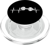 Design haltère pour les amateurs de musculation PopSockets PopGrip pour MagSafe