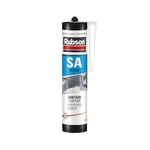 Rubson SA Mastic Sanitaire Translucide, Mastic silicone acétique contenant des antifongiques puissants, Joint sanitaire étanche pour tous matériaux émaillés, translucide, 300 ml