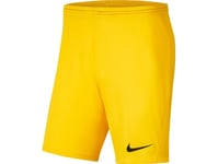 Nike Dri-Fit Park Iii Shorts För Barn - Gul Polyester (122 - Junior)