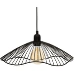 Suspension filaire Galt métal noir D34cm Atmosphera Créateur D'intérieur