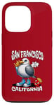 Coque pour iPhone 13 Pro San Francisco California Seagull French Fries Souvenir drôle