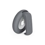 Belkin Anneau de protection avec pince pour AirTag Apple (porte-clé, protection antirayure, gris foncé)